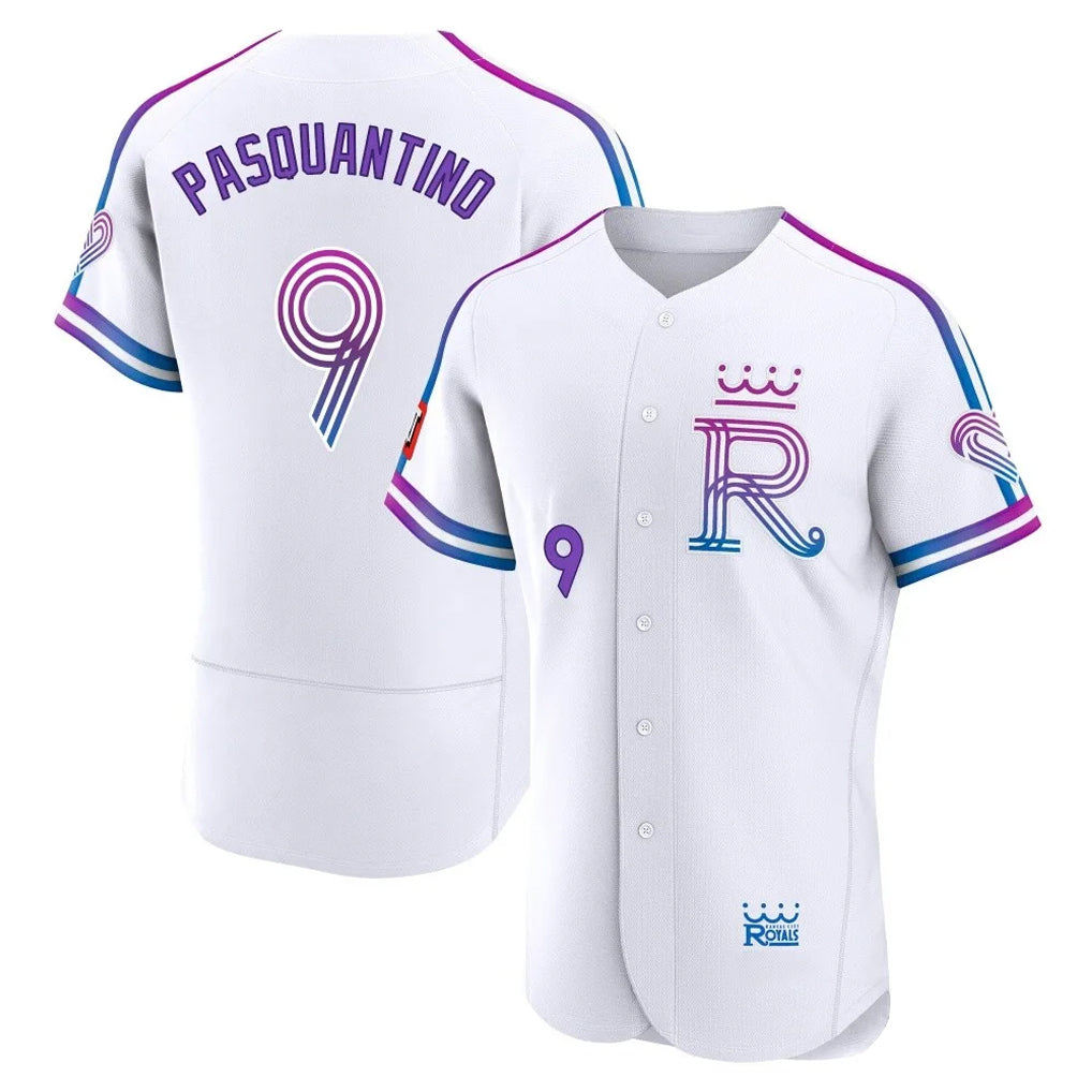 KC.Royals #9 Vinnie Pasquantino Player White 2026 City Connect Limited Elite Home Fdoa Stitched Jerseys