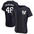 NY.Yankees #48 Paul Goldschmidt Player Navy Limited Elite Home Fdoa Stitched Jerseys