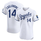 KC.Royals #14 Jac Caglianone Player White Alt Limited Elite Home Fdoa Stitched Jerseys
