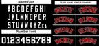 Custom Black Red-White Classic Style Authentic Two-Button Softball Jersey