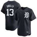 D.Tigers #13 Dillon Dingler Player Navy Home Limited Game Fdoa Stitched Jerseys