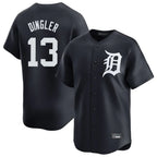 D.Tigers #13 Dillon Dingler Player Navy Home Limited Game Fdoa Stitched Jerseys