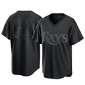 T.Bay Rays #44 Ryan Pepiot Player Black Home Game Fdoa Stitched Jerseys