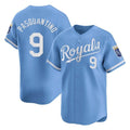 KC.Royals #9 Vinnie Pasquantino Player Light Blue Alt Limited Home Fdoa Stitched Jerseys