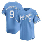 KC.Royals #9 Vinnie Pasquantino Player Light Blue Alt Limited Home Fdoa Stitched Jerseys