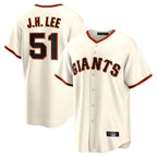SF.Giants #51 Jung Hoo Lee Player Cream Home Game Fdoa Stitched Jerseys