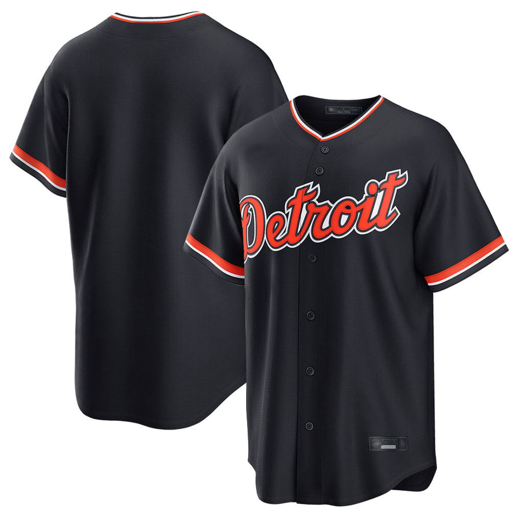 D.Tigers ## Tigers Blank Player Navy Home Game Fdoa Stitched Jerseys