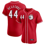 C.Reds #44 Elly De La Cruz Player Red Limited Elite Home Game Fdoa Stitched Jerseys