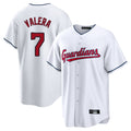 C.Guardians #7 George Valera Player White Home Game Fdoa Stitched Jerseys