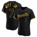 KC.Royals #7 Bobby Witt Jr. Player Black Snake Skin City Limited Elite Fdoa Stitched Jerseys
