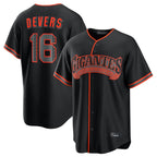 SF.Giants #16 Rafael Devers Player Black Alternate Limited Fdoa Stitched Jerseys