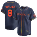 H.Astros #8 Christian Walker Player Navy City Connect Home Limited Fdoa Stitched Jerseys