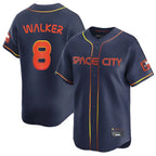 H.Astros #8 Christian Walker Player Navy City Connect Home Limited Fdoa Stitched Jerseys