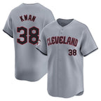 C.Guardians #38 Steven Kwan Player Gray Road Limited Home Fdoa Stitched Jerseys