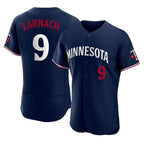 M.Twins #9 Trevor Larnach Player Navy Replica Home Limited Elite Fdoa Stitched Jerseys