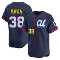 C.Guardians #38 Steven Kwan Player Navy American League All-Star Edition Limited Home Fdoa Stitched Jerseys