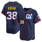 C.Guardians #38 Steven Kwan Player Navy American League All-Star Edition Limited Home Fdoa Stitched Jerseys