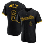 KC.Royals #6 Jonathan India Player Black Snake Skin City Limited Elite Fdoa Stitched Jerseys