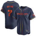 H.Astros #7 Craig Biggio Player Navy City Connect Home Limited Fdoa Stitched Jerseys