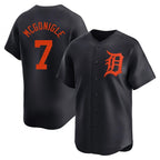 D.Tigers #7 Kevin McGonigle Player Navy Home Limited Fdoa Stitched Jerseys