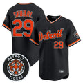 D.Tigers #29 Tarik Skubal Player Black Limited Home Fdoa Stitched Jerseys
