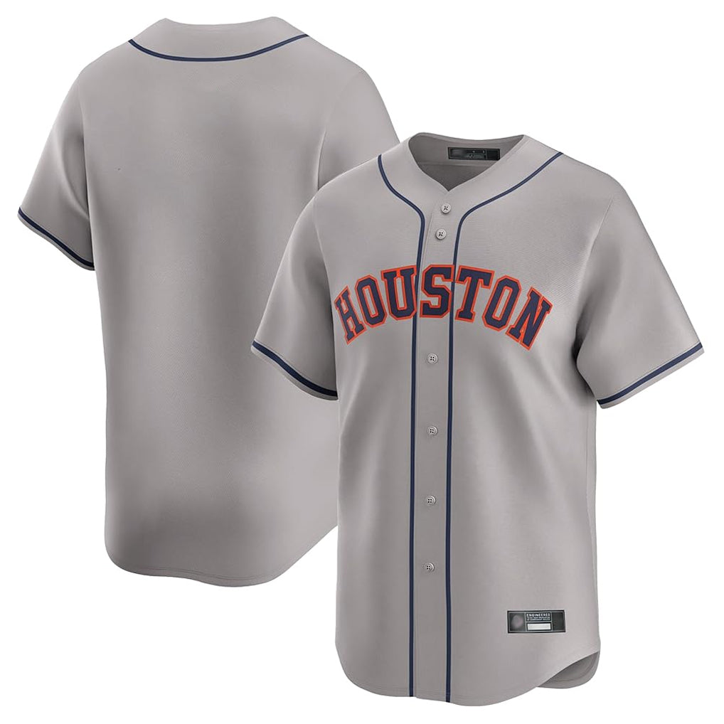 H.Astros ## Astros Blank Player Gray Home Limited Fdoa Stitched Jerseys