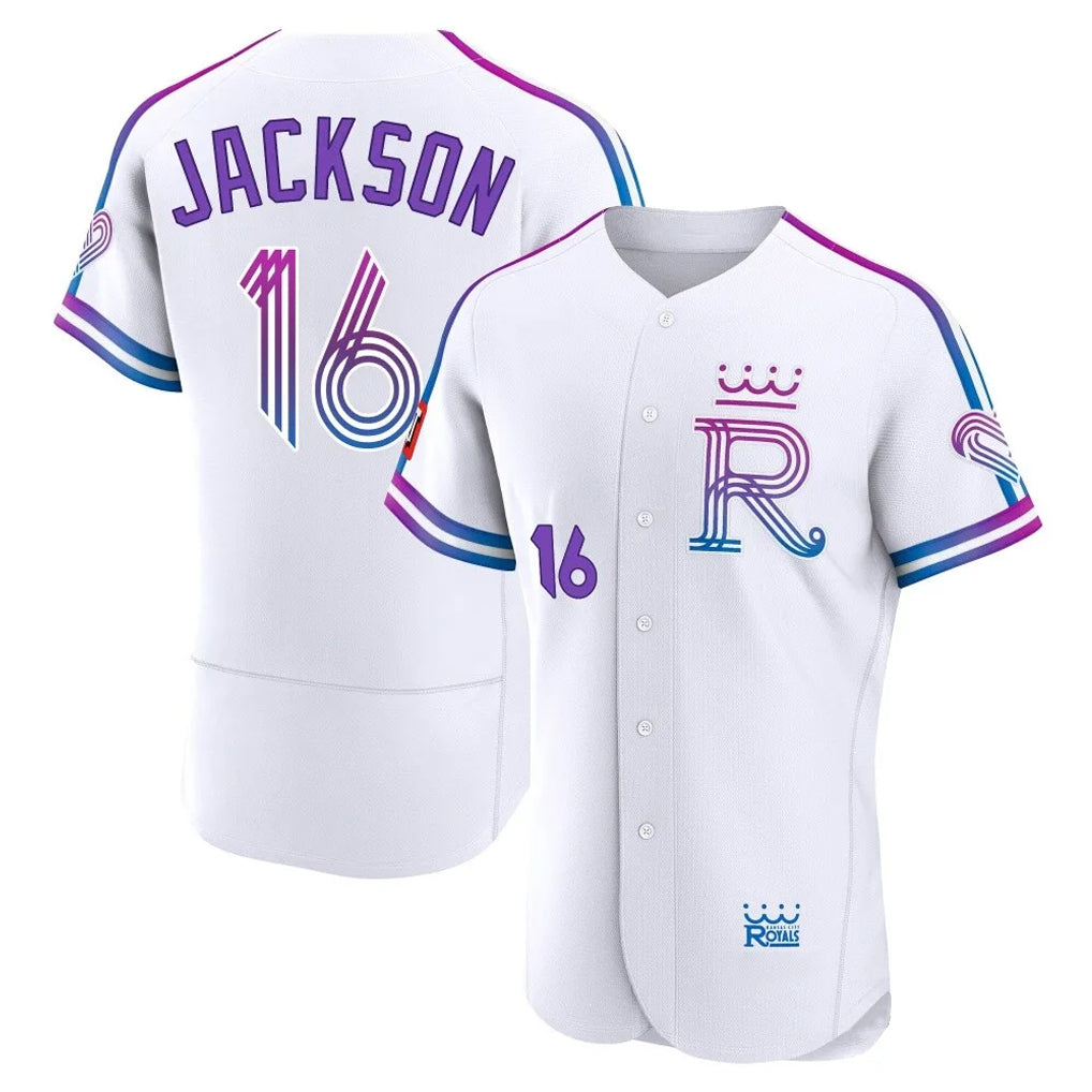 KC.Royals #16 Bo Jackson Player White 2026 City Connect Limited Elite Home Fdoa Stitched Jerseys