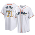 H.Astros #71 Josh Hader Player Gold Collection Game Home Fdoa Stitched Jerseys