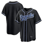 KC.Royals ## Royals Blank Player Black Carbon Fashion Home Game Fdoa Stitched Jerseys