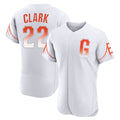 SF.Giants #22 Will Clark Player White City Connect Home Limited Elite Fdoa Stitched Jerseys