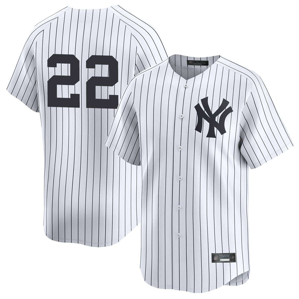 NY.Yankees #22 Ben Rice Player White Limited Fdoa Stitched Jerseys