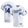 KC.Royals #14 Jac Caglianone Player White Alt Limited Home Fdoa Stitched Jerseys