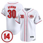 C.Reds #30 Ken Griffey Player White Vapor Premier Limited Home Fdoa Stitched Jerseys