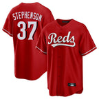 C.Reds #37 Tyler Stephenson Player Red Home Game Fdoa Stitched Jerseys