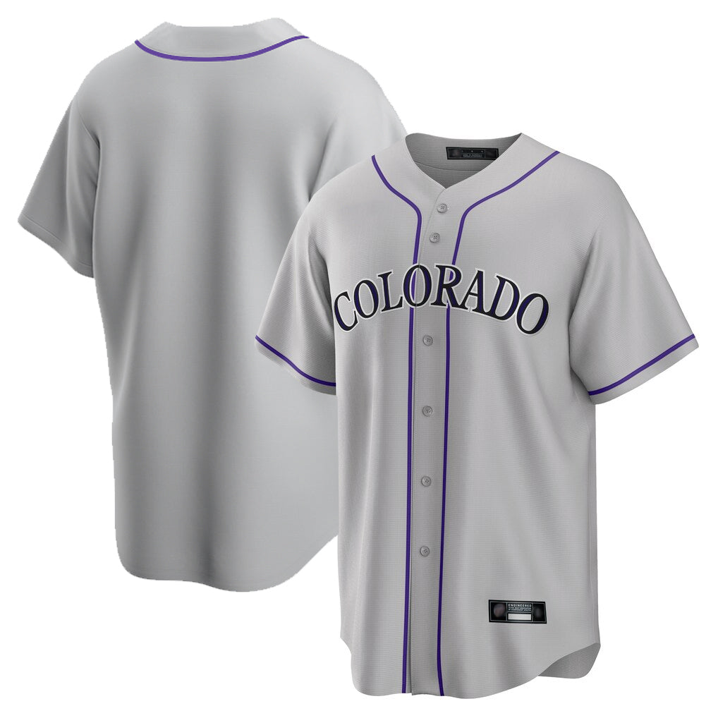 C.Rockies ## Rockies Blank Player Gray Game Home Fdoa Stitched Jerseys