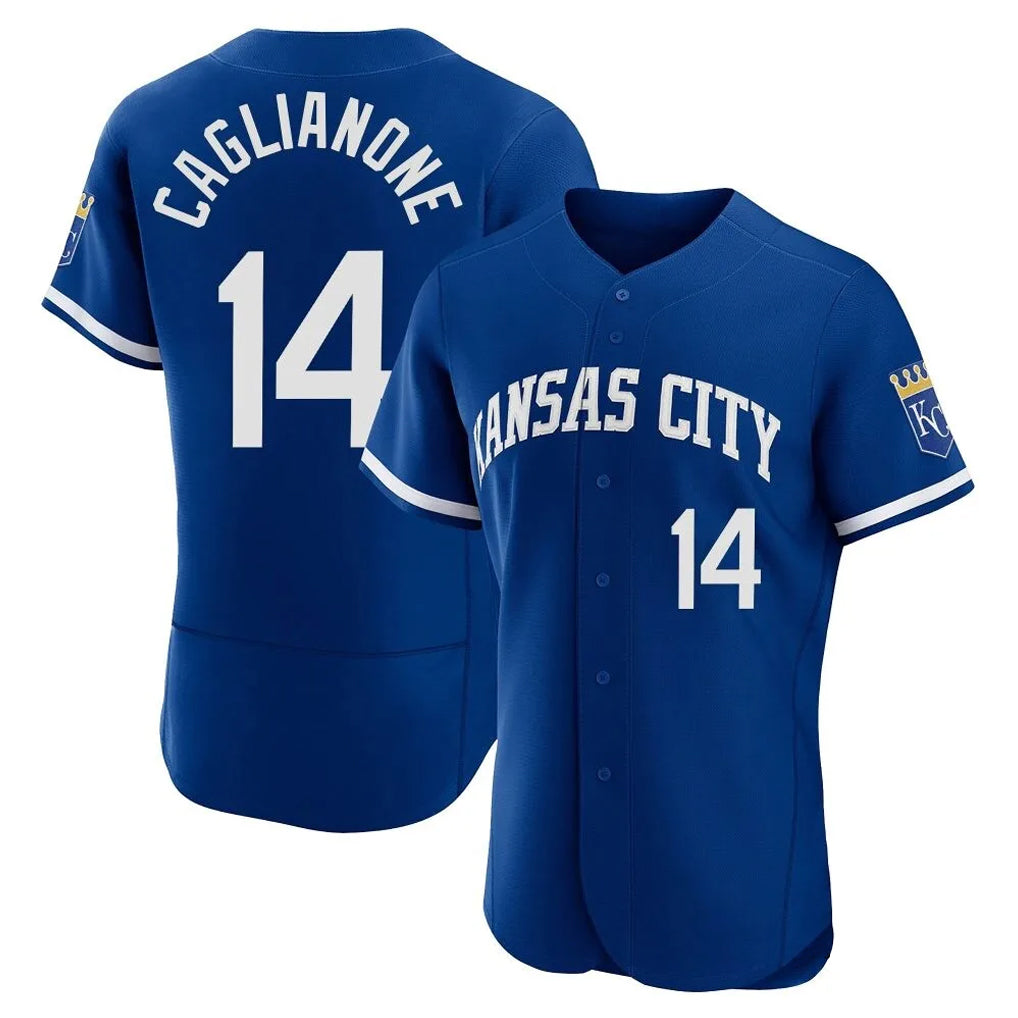 KC.Royals #14 Jac Caglianone Player Royal City Connect Limited Elite Home Game Fdoa Stitched Jerseys