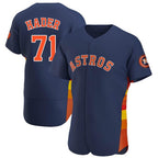 H.Astros #71 Josh Hader Player Navy Limited Elite Home Fdoa Stitched Jerseys