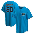 M.Marlins #50 Agustin Ramirez Player Blue Home Game Fdoa Stitched Jerseys