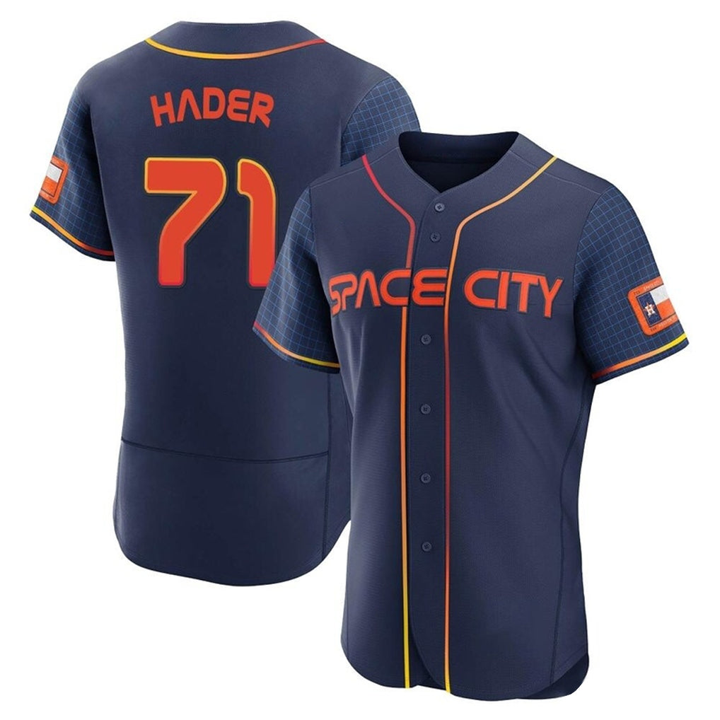 H.Astros #71 Josh Hader Player Navy City Connect Limited Elite Home Fdoa Stitched Jerseys