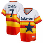 H.Astros #7 Craig Biggio Player Rainbow Cooperstown Collection T-shirt Fdoa Stitched Jerseys