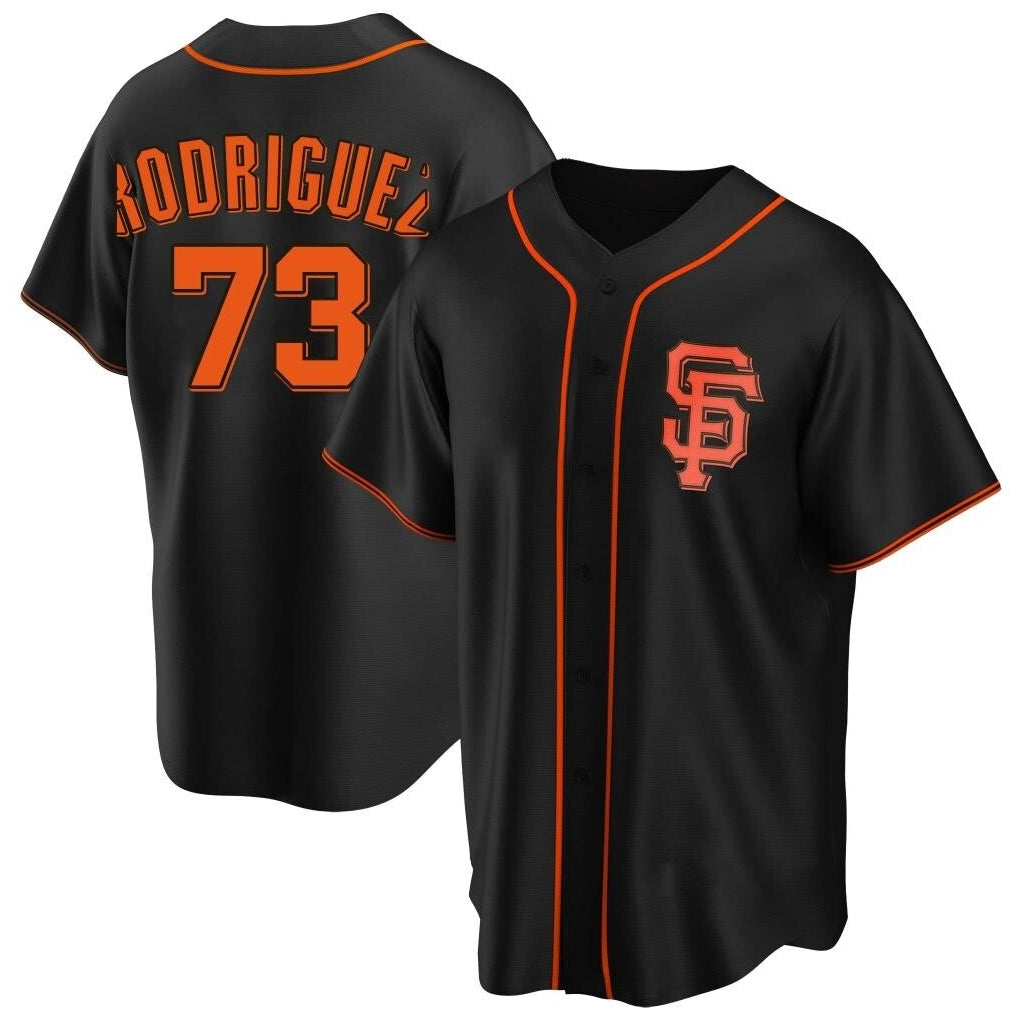 SF.Giants #73 Randy Rodriguez Player Black Home Game Fdoa Stitched Jerseys