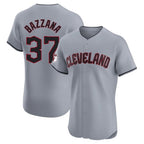 C.Guardians #37 Travis Bazzana Player Gray Road Limited Elite Home Fdoa Stitched Jerseys