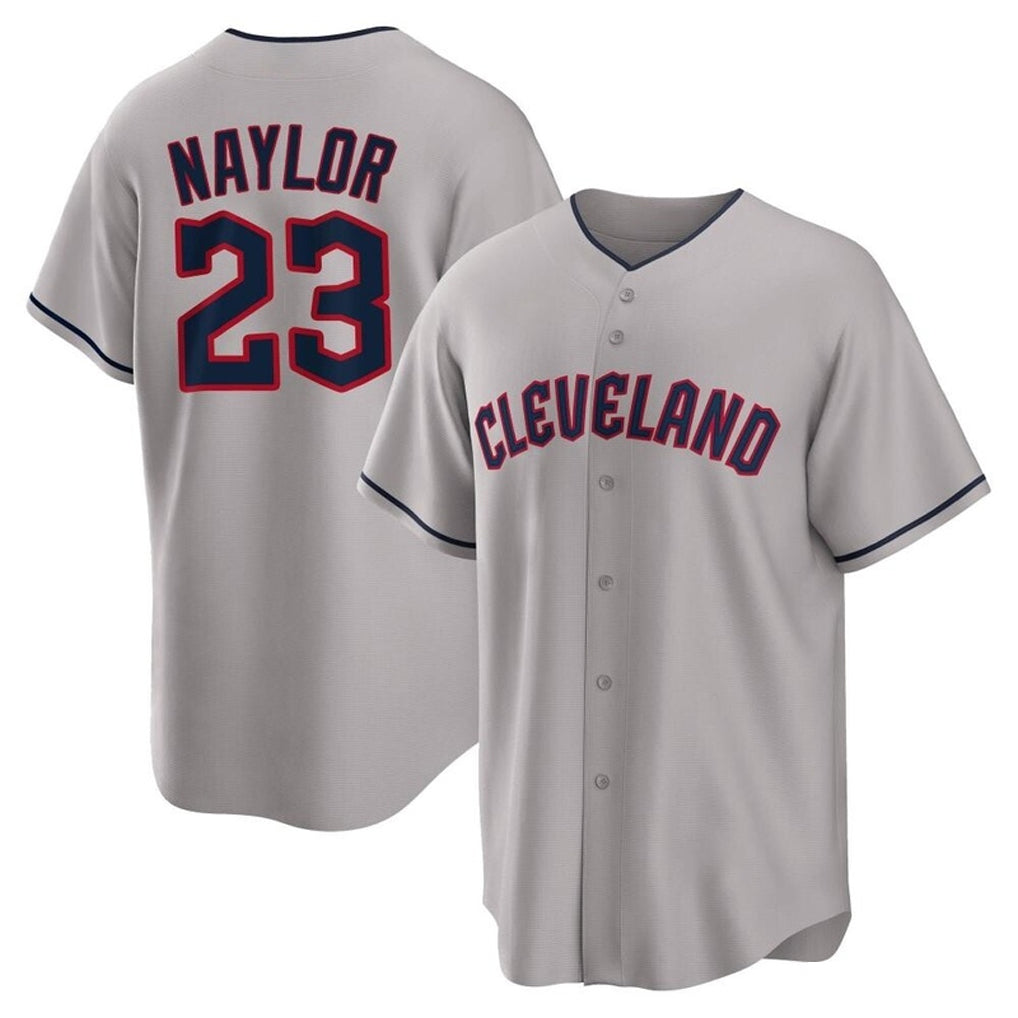 C.Guardians #23 Bo Naylor Player Gray Game Home Fdoa Stitched Jerseys