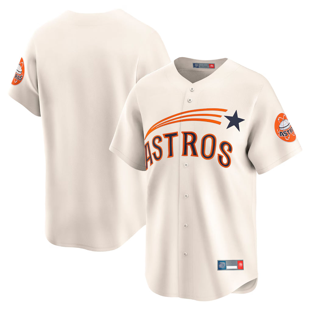 H.Astros ## Astros Blank Player Cream Throwback Cooperstown Collection Limited Fdoa Stitched Jerseys