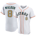 H.Astros #8 Christian Walker Player Gold Collection Limited Elite Home Fdoa Stitched Jerseys