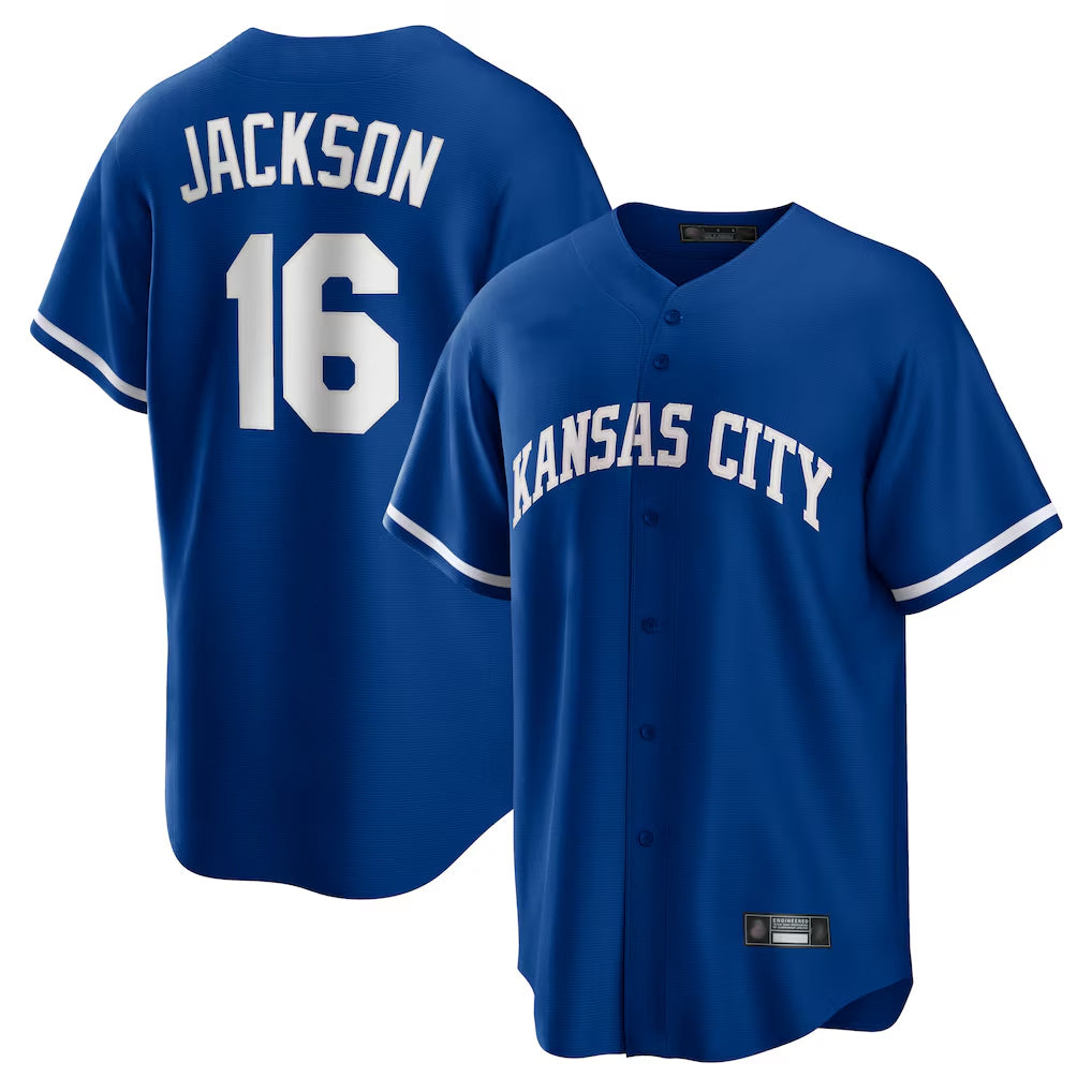 KC.Royals #16 Bo Jackson Player Royal Game Home Fdoa Stitched Jerseys