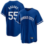 KC.Royals #55 Cole Ragans Player Royal Game Home Fdoa Stitched Jerseys