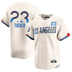 LA.Dodgers #23 Kyle Tucker Player Cream City Connect Limited Home Fdoa Stitched Jerseys