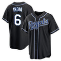 KC.Royals #6 Jonathan India Player Black Carbon Fashion Home Game Fdoa Stitched Jerseys