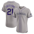 C.Rockies #21 Kyle Freeland Player Gray Limited Elite Home Fdoa Stitched Jerseys